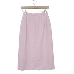 Easy Pieces Light Pink 100% Pure Wool Skirt Sz 23